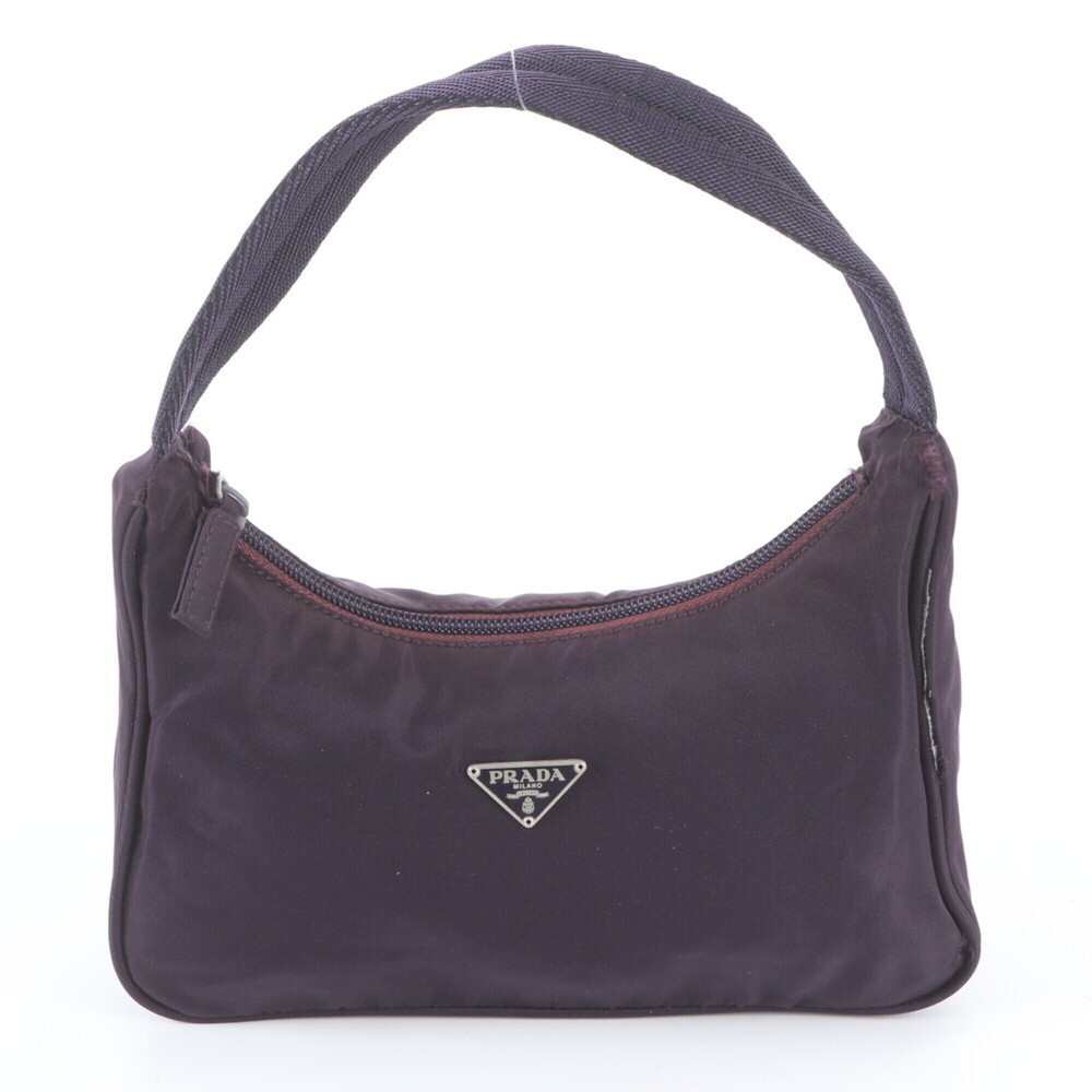 Prada Tessuto Nylon Triangle Logo Shoulder Bag Handbag - Brand Name Women's